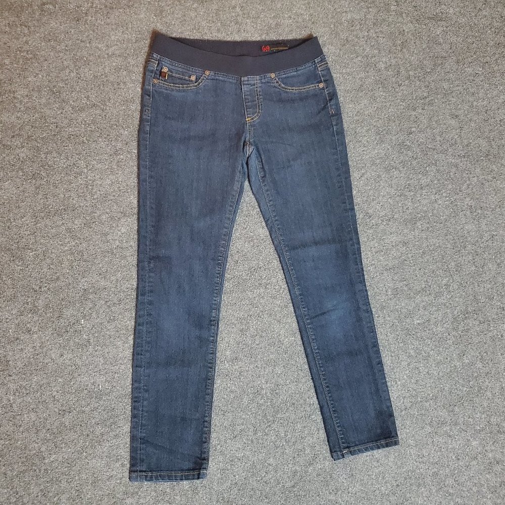 AG Adriano Goldschmied Pull On Faux Jegging (Meas 27x27 7.5" Low Rise) Jeans A22